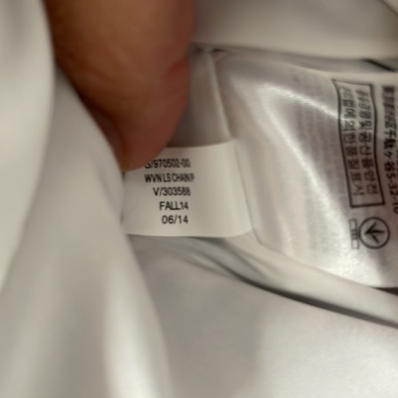 Banana Republic Dress Navy/White Chain Link Riviera 3/4 sleeve - Picture 7 of 7